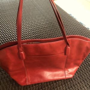 HOBO NWT Brick Red Satchel Handbag